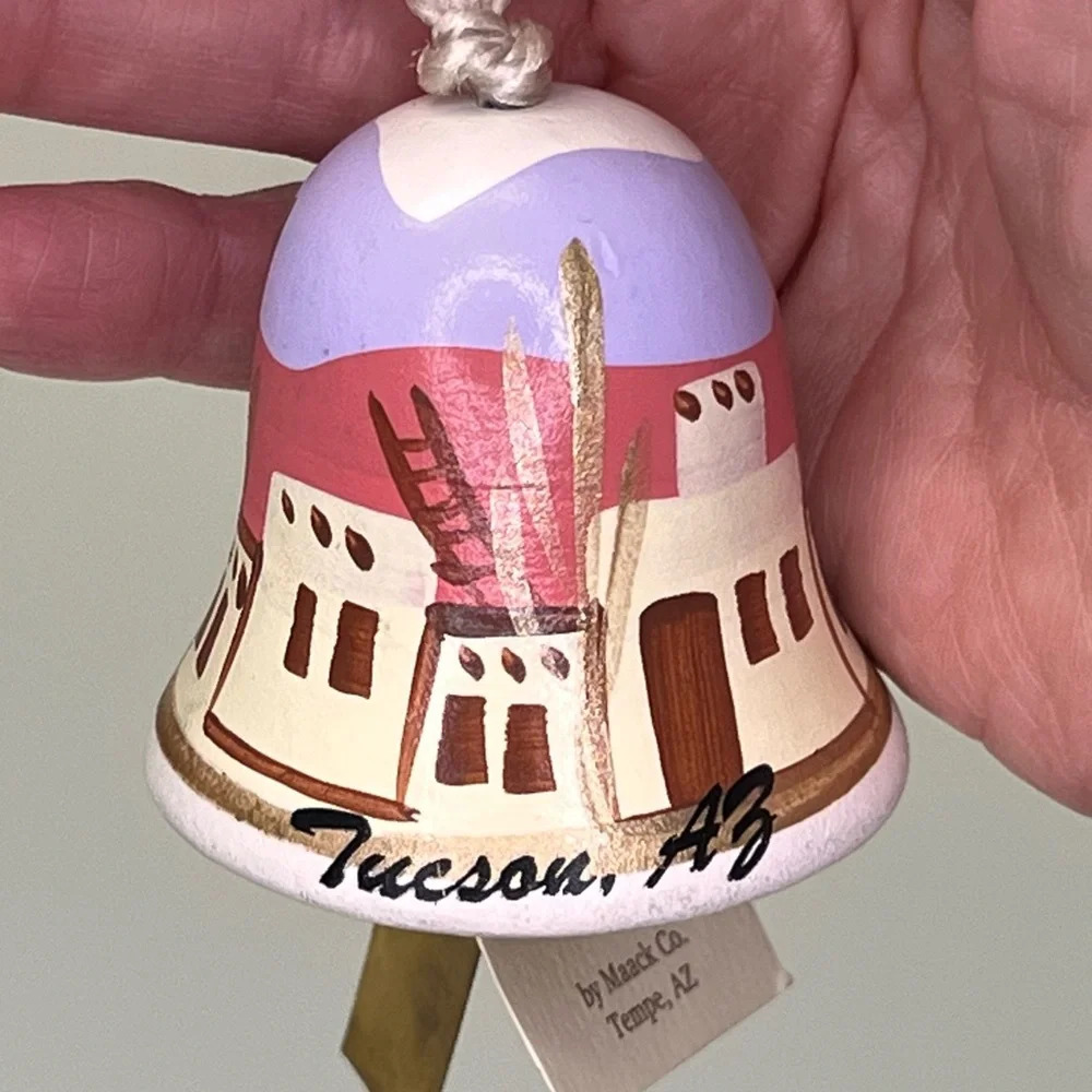 Tesa ‘Tucson, AZ’ Bell‎ Hand-painted in Tempe, Arizona. NWT.